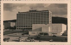 Zlin - Social House and Bata Cinema Czechoslovakia Postcard Postcard Postcard