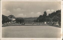 Letovice Public Pool, Czechoslovakia Postcard Postcard Postcard