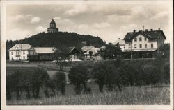 Sobotka, Czechoslovakia, Hotel Posta, Tower Postcard Postcard Postcard