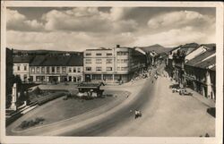 Liptovský Mikuláš, Czechoslovakia, street view Eastern Europe Postcard Postcard Postcard