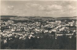 Panoramic View of Červený Kostelec, Czechoslovakia Postcard Postcard Postcard