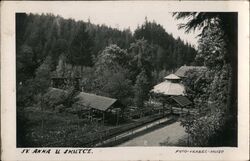 Svatá Anna u Skutče Amusement Park Carousel Postcard