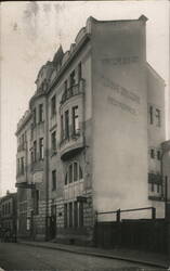 Narodni Dum & Hlouva Zalozna Restaurant, Nachod Postcard