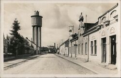 Rainitzova Street, Chrast, Bohemia Postcard