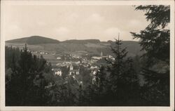 Sasau, Sázava nad Sázavou, Czechoslovakia - Town View Postcard