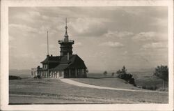 Dobroschau-Doberov Observation Tower and House Dobrosov, Slovakia Eastern Europe Postcard Postcard Postcard