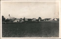 Markovice, Chrudim, Bohemia, Church, Houses, Field Czechoslovakia Postcard Postcard Postcard