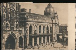 Prague Municipal House, Powder Tower Postcard