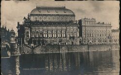 National Theatre, Prague, Czechoslovakia Postcard