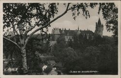 Žleby Castle, Czechoslovakia, Vintage Postcard Postcard Postcard Postcard