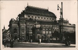 National Theater, Prague, Czechoslovakia Postcard