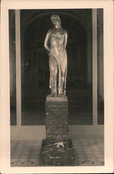 Victims of Nazism Statue, Prague, Czechoslovakia Postcard