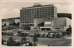 Hotel Spolecensky Dum and Kino, Zlin, Czechia Czechoslovakia Postcard Postcard Postcard