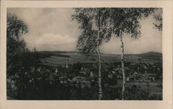 View of Vejprty, Czech Republic Czechoslovakia Postcard Postcard Postcard