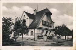 House with Turret, Veselí nad Moravou, Czechia Czechoslovakia Postcard Postcard Postcard