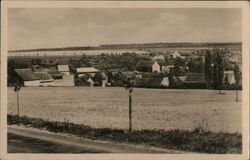 Kačice, okres Nové Stražec, Czechoslovakia - Village View Postcard Postcard Postcard