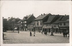 Vintage Postcard of Market Square in Žatec, Czech Republic Czechoslovakia Postcard Postcard Postcard