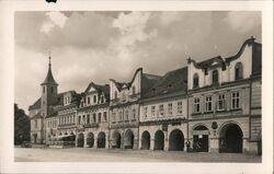 Domazlice, Czechoslovakia - Town Square Postcard Postcard Postcard