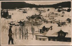 Spindelmühle, Czechoslovakia Winter Scene Špindlerův Mlýn, Czechoslovakia Postcard Postcard Postcard