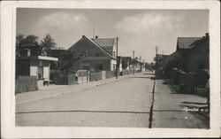 Street Scene in Tyniště nad Orlicí, Czech Republic Postcard