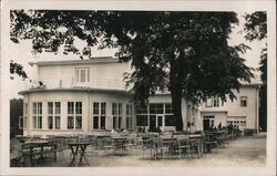 Restaurant at Studánka, Czechoslovakia Postcard