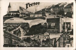 Prešov, Slovakia - Multi-View Postcard Eastern Europe Postcard Postcard Postcard