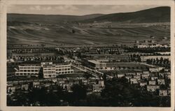 Gottwaldov - Otrokovice Czechoslovakia - Aerial View Postcard