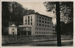 Lázně Teplice nad Bečvou Spa House Czechoslovakia Postcard Postcard Postcard