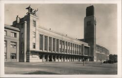 Hradec Králové Main Train Station Postcard