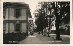 Bata shoe store in Suchdol nad Lužnicí, Czechia Postcard