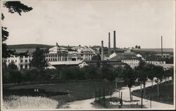 Borovina Factory, Třebíč, Czechoslovakia - Vintage Postcard Postcard