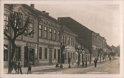 Masarykova Street in Nechanice, Czech Republic Postcard