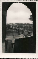 Přerov - View from the fort to the New Footbridge Czechoslovakia Postcard Postcard Postcard