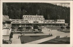 Luhačovice Spa, Social House, Czechoslovakia Postcard Postcard Postcard