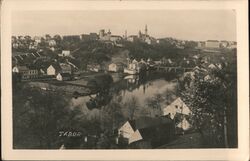 Vintage View of Tabor, Czechoslovakia Tábor, Czechoslovakia Postcard Postcard Postcard