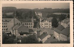 Reichstadt, Germany - Town Square View Postcard