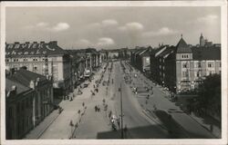 Street Scene in Hradec Kralove, Czechoslovakia Postcard Postcard Postcard