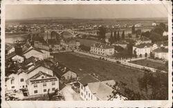 View of Kralupy nad Vltavou, Czechoslovakia Postcard Postcard Postcard