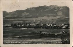 Liptovsky Mikulas, Czechoslovakia, Town View Postcard