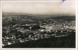 Zlin, Czechoslovakia - Panoramic City View Postcard