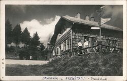 Chata na Javorniku u Frenštátu p. Radh. 1940 Frenštát pod Radhoštěm, Czechoslovakia Postcard Postcard Postcard