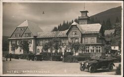 Hotel Spindlermühle, Spindleruv Mlyn, Czechoslovakia Postcard Postcard Postcard