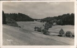 Klopoty, Czechoslovakia Landscape View Postcard Postcard Postcard