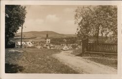 View of Starkenbach Jilemnice, Bohemia, Czechoslovakia Postcard Postcard Postcard