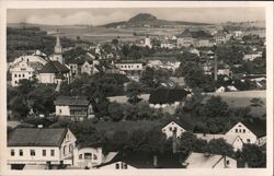 Nová Paka, Czechoslovakia - Panoramic City View Postcard Postcard Postcard