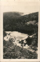 Orlicke Hory Masarykova chata, Czechoslovakia Landscape Postcard Postcard Postcard