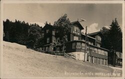 Hotel Slavie, Spindleruv Mlyn, Czechoslovakia Postcard Postcard Postcard