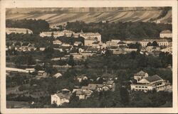 Hranice, Czechoslovakia - Bird's-eye View Postcard Postcard Postcard