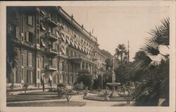 Hotel Grande Bretagne, Bellagio, Lake Como, Italy Postcard