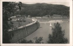 Bystrice Dam, Czech Republic Bystřice pod Hostýnem, Czechoslovakia Postcard Postcard Postcard